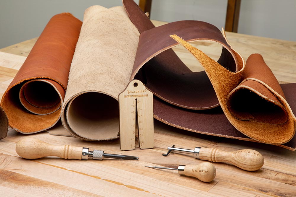 how to measure leather thickness